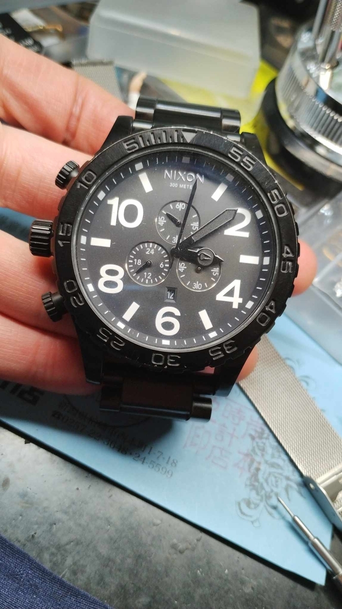 NIXON #ニクソン #時計 #電池交換 #新潟県 #柏崎市 #岸本時計店 #THE 