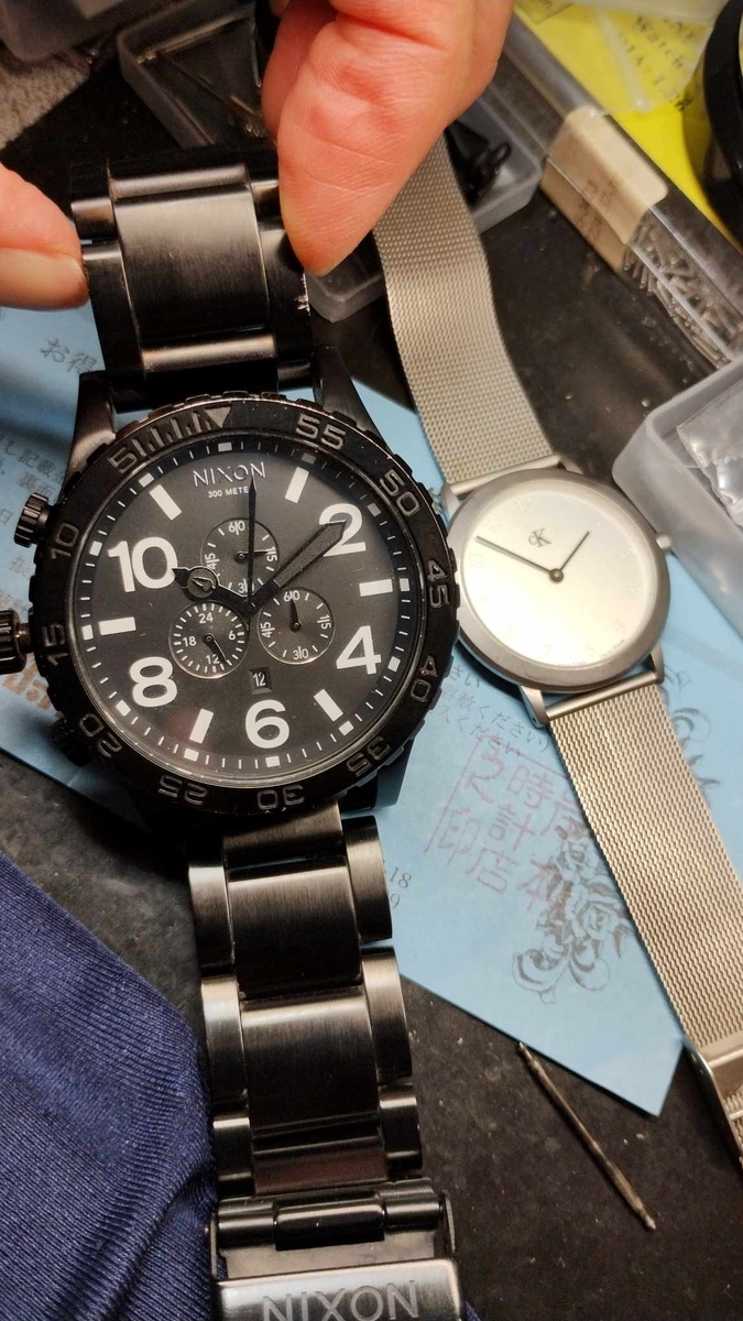 NIXON #ニクソン #時計 #電池交換 #新潟県 #柏崎市 #岸本時計店 #THE