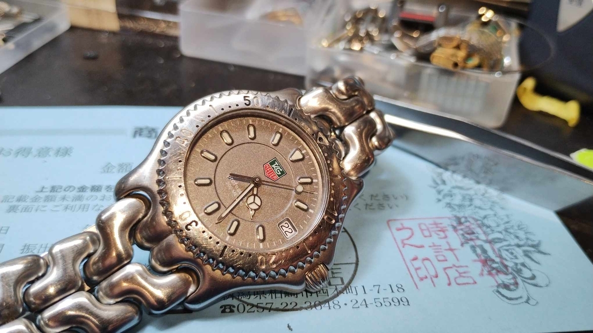 WG1113-0 #タグホイヤー 【TAG HEUER】 #時計 #電池交換 #新潟県 #柏崎 