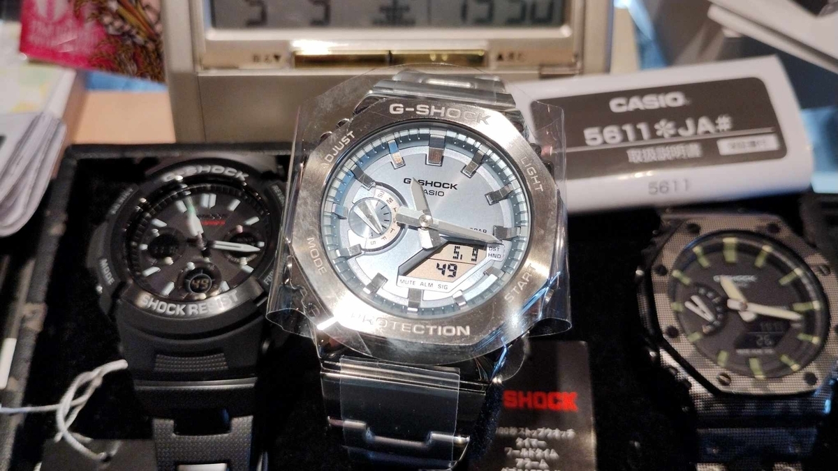 GM-2110D-2AJF #フルメタル #アイスブルー #カシオーク #G-SHOCK #新潟
