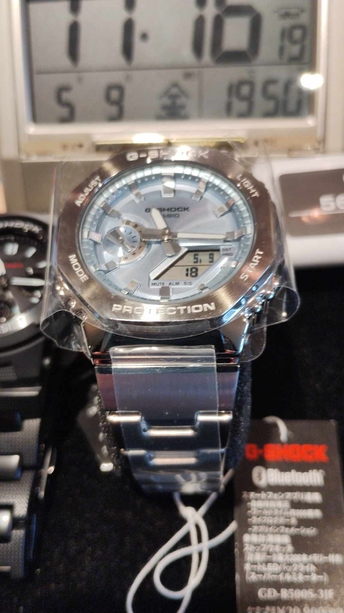 GM-2110D-2AJF #フルメタル #アイスブルー #カシオーク #G-SHOCK #新潟