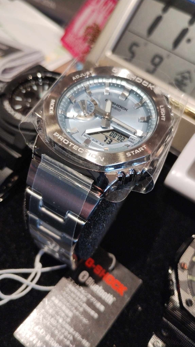 GM-2110D-2AJF #フルメタル #アイスブルー #カシオーク #G-SHOCK #新潟