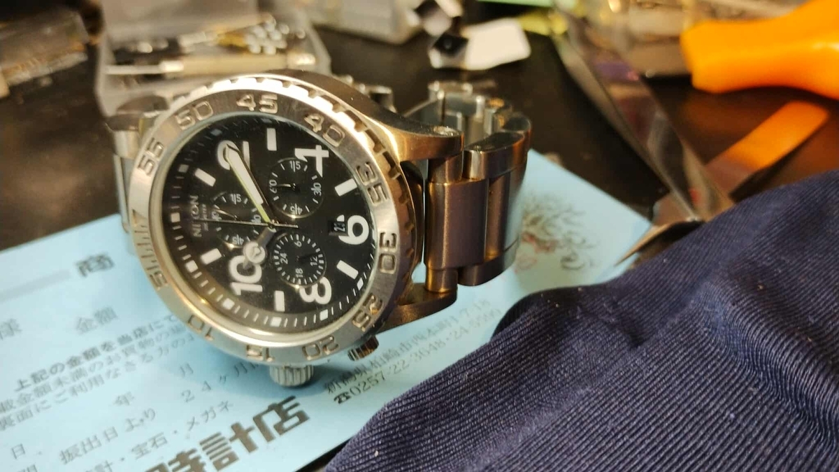 NIXON #ニクソン #nixon #時計 #電池交換 #新潟県 #柏崎市 #岸本時計店