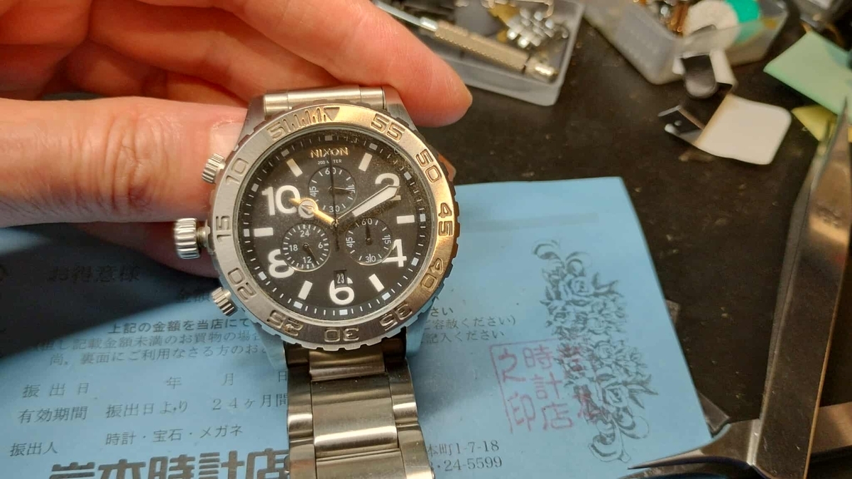 NIXON #ニクソン #nixon #時計 #電池交換 #新潟県 #柏崎市 #岸本時計店