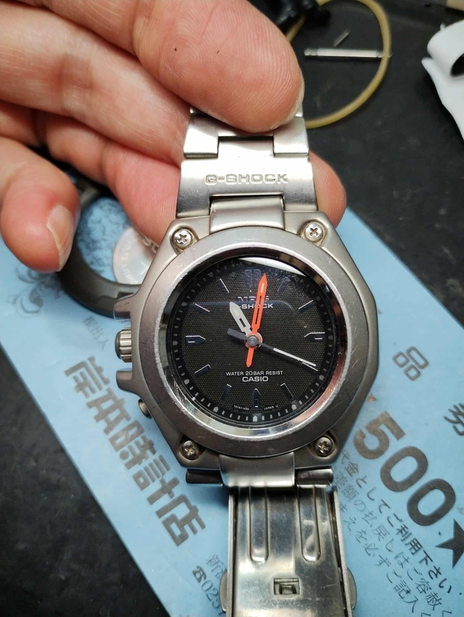 MRG-120T #アナログ3針 #1739 #フルメタル #G-SHOCK #時計 #電池交換