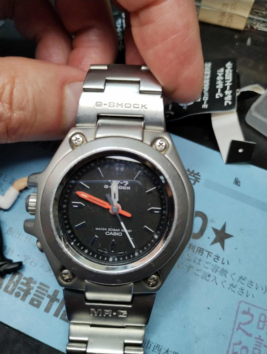 MRG-120T #アナログ3針 #1739 #フルメタル #G-SHOCK #時計 #電池交換