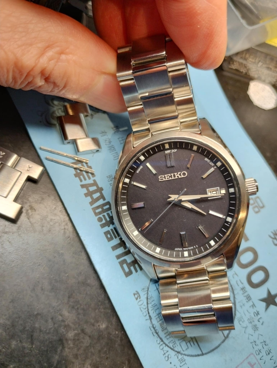 SBTM323 #セイコーセレクション #時計 #ブラック #電波ソーラー #新潟