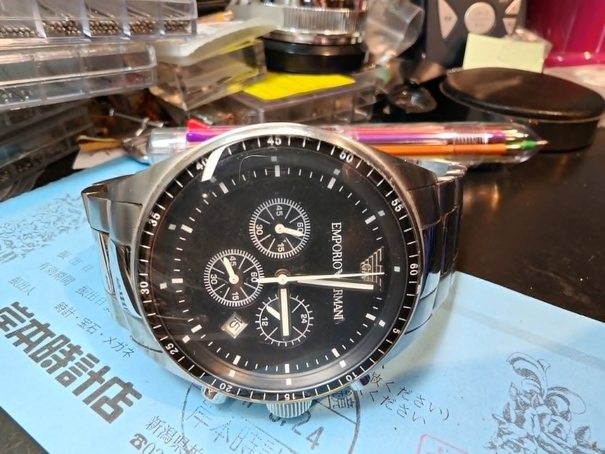 AR-0585 #エンポリオアルマーニ EMPORIO ARMANI #腕時計 #時計 #電池