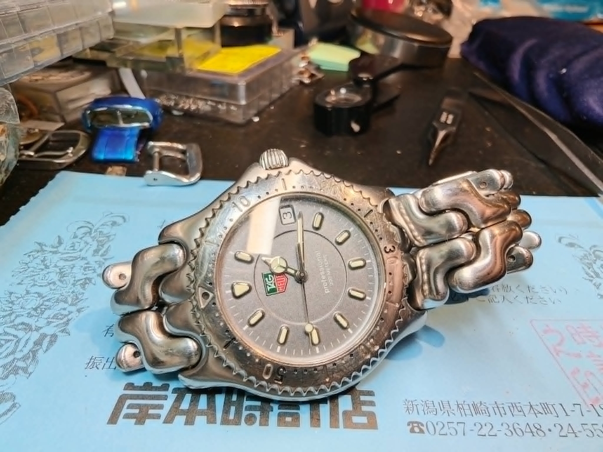 WG1113-0 #タグホイヤー TAG HEUER #時計 #電池交換 #新潟県 #柏崎市