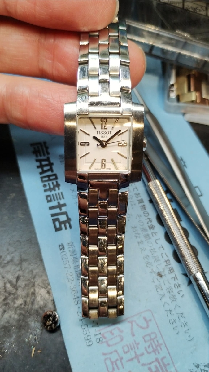 【電池交換済】TISSOT ティソ 腕時計 T-Wave スクエア調 TISSOT #ティソ #T-Trend #T-トレンド L835 / 935 #スクエアケース