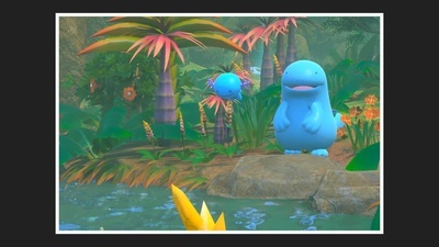 図鑑説明と共に Newポケモンスナップ プレイ日記50 水色物語 ユキシロ日記