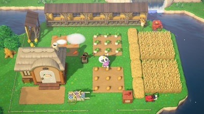 あつ森と牧場物語のセット あつ森 ハッピーホームパラダイス プレイ日記12-2】まきば