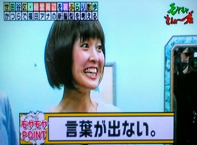 モヤさま２ 経堂周辺で 福田アナが森ｄと 新ヘアースタイル対決 詩と寓話とシュールレアリスム