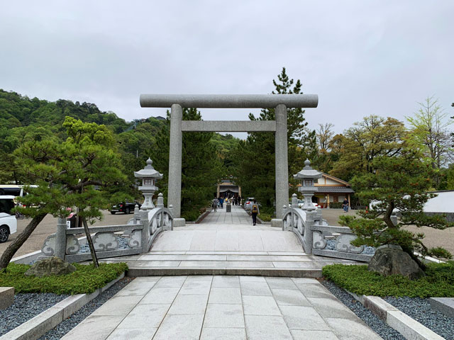 元伊勢籠神社の鳥居