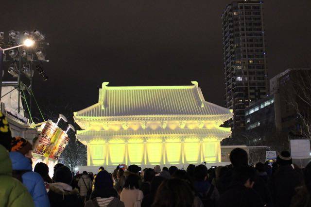 さっぽろ雪まつり　ライトアップ