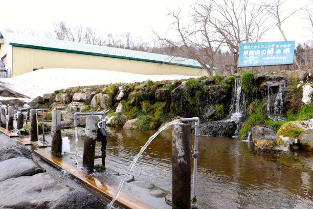 羊蹄山の湧き水