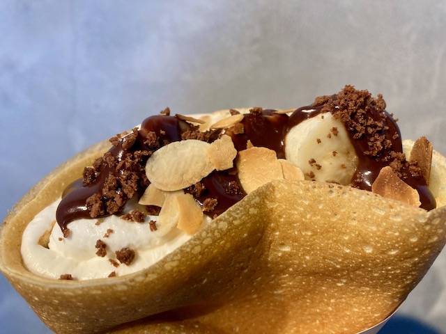 CREAM&SIP　本格チョコバナナ　クレープ