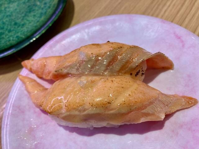 炙りサーモン塩バター