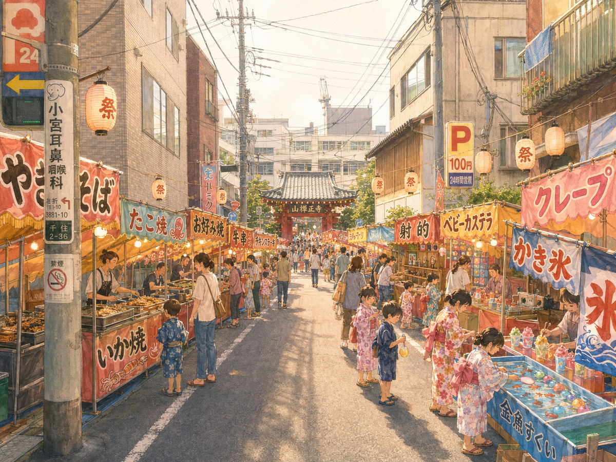 北千住 祭り 屋台