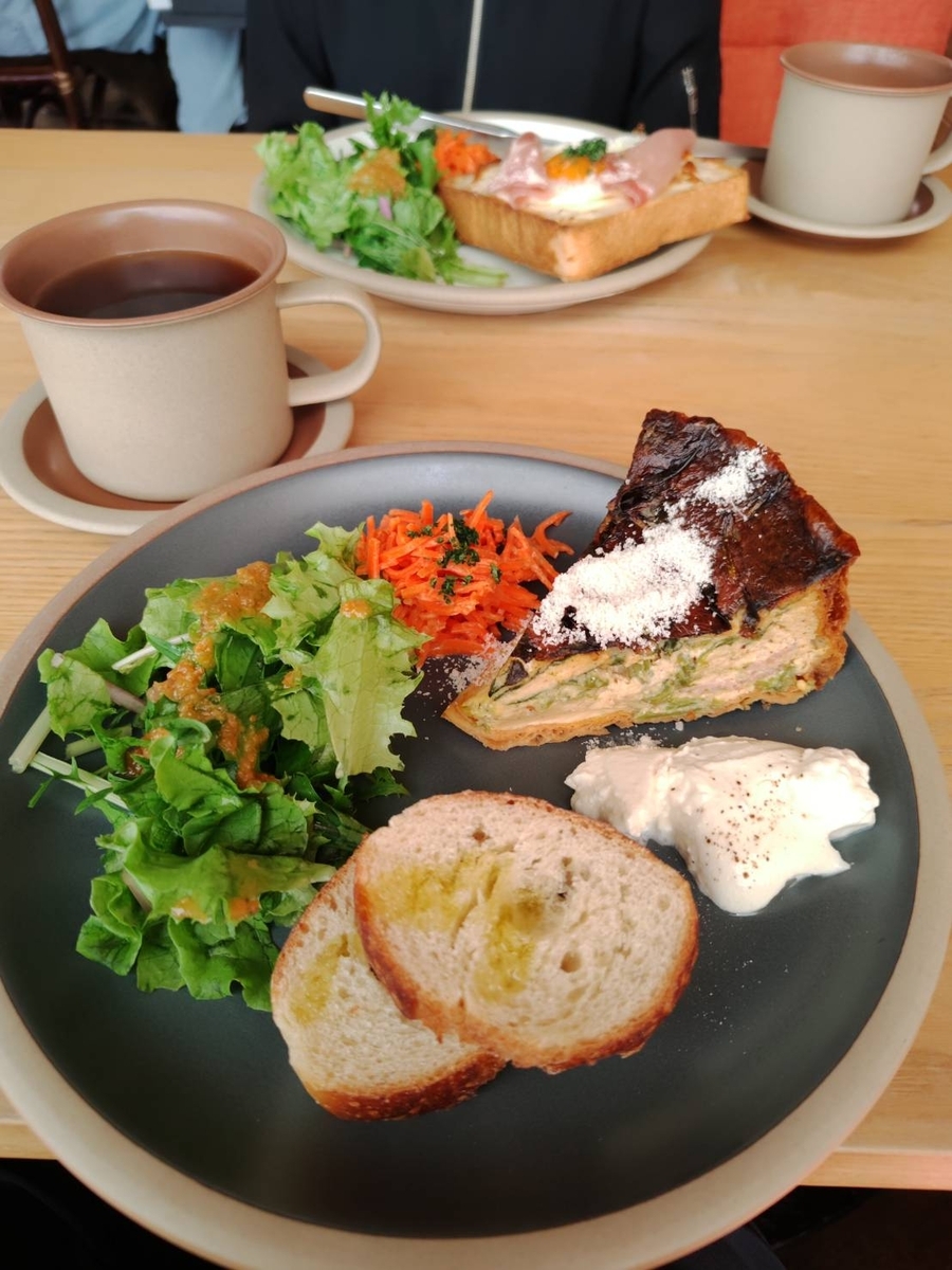 BEN'S MORNING CAFEのキッシュモーニングの写真