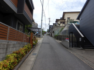 丹下砦への道