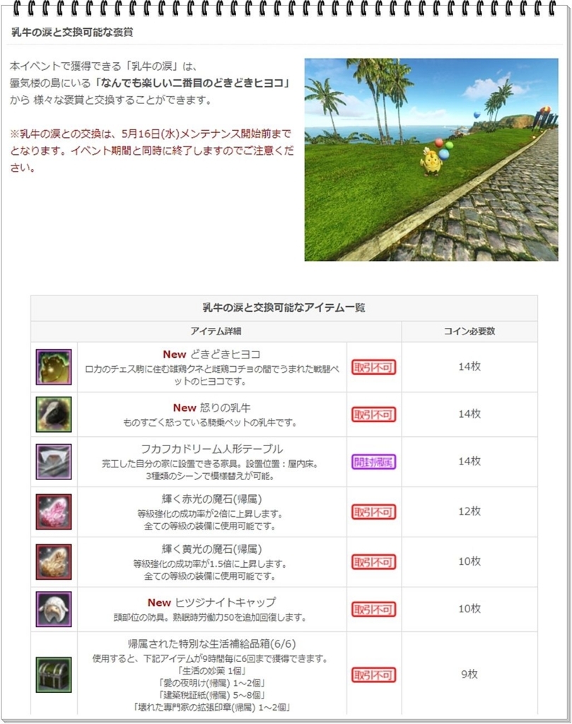 Arche Age 牛で手に入るアイテム達ｗ - キチガイイチ！！！ファングの日記