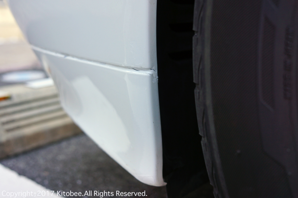 W210メンテナンス 純正バンパーの割れ補修 Diy記 30代の日々徒然