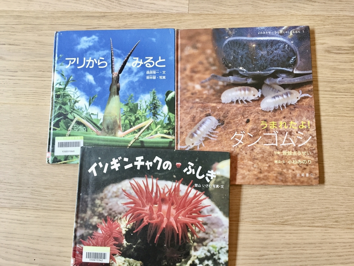 小学１年生 おすすめ生きもの写真絵本３冊 絵本のある暮らし