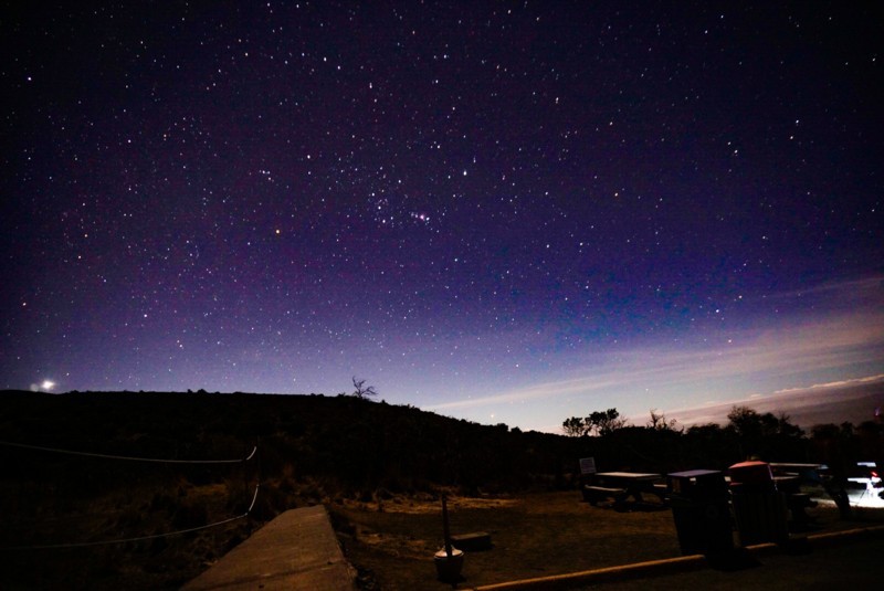 ハワイ島マウナケアから見た星空