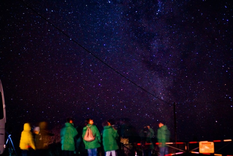 ハワイ島マウナケアから見た星空