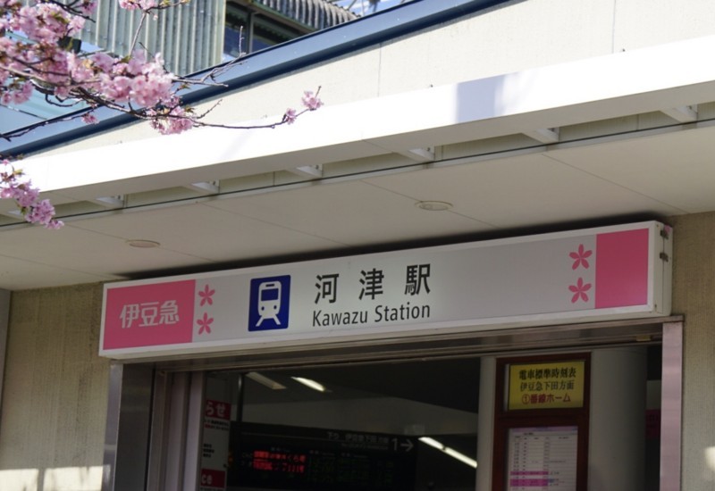 f:id:kiyo560808:20180303134726j:plain 河津駅の出口