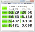 ELECOMのMF-BSU316GBK (USB3.0メモリー) の何もしない状態でのベンチ