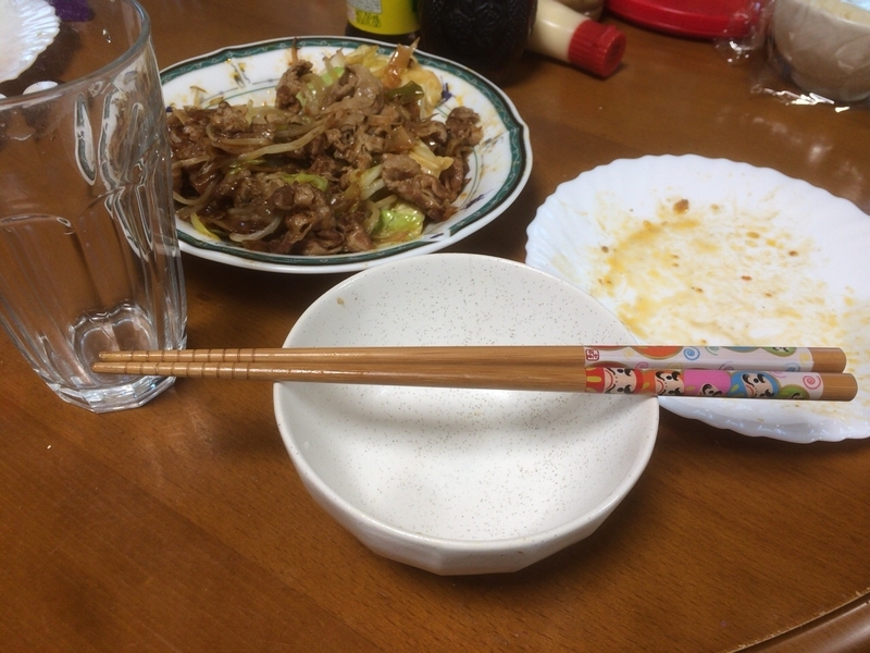 ホイコーロー食後2019/05/25