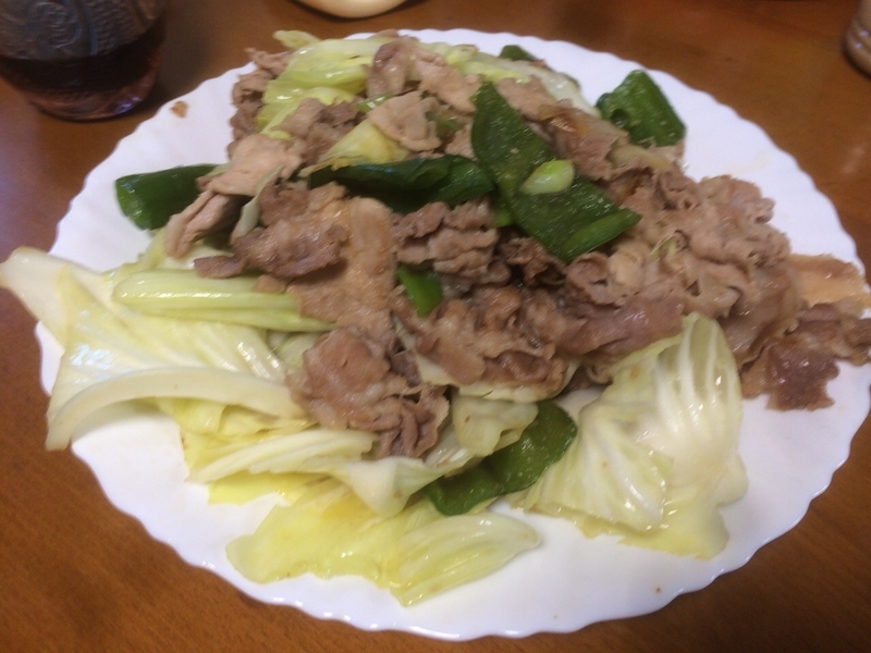 肉野菜炒め２０１９/０６/１５