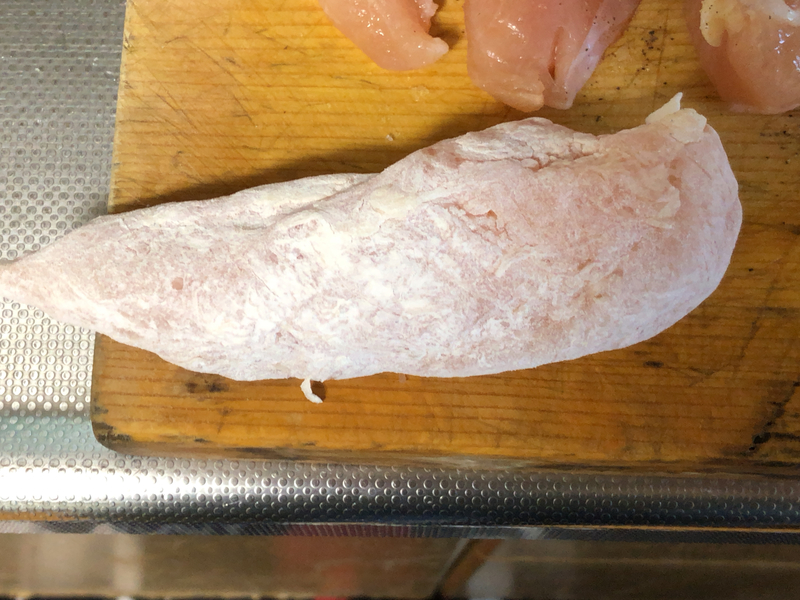 ささみカツ小麦粉２０２０/０３/２１