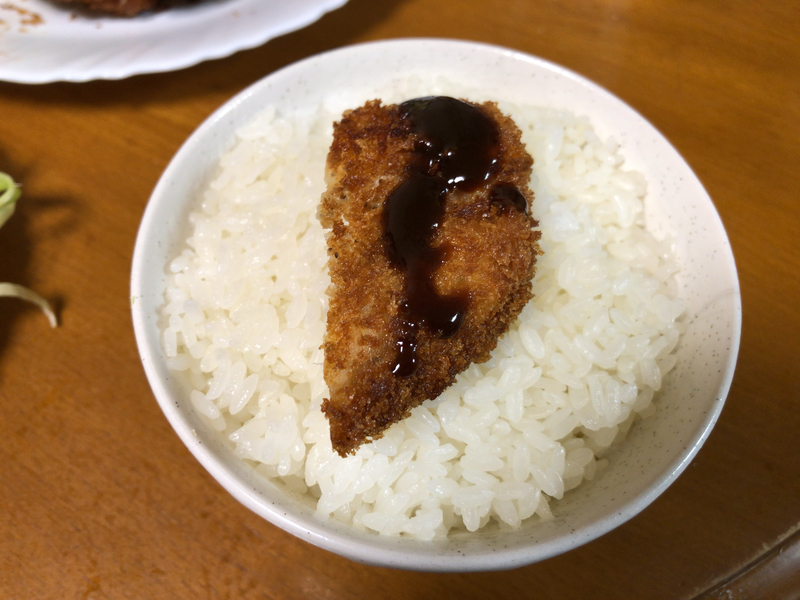 とんかつご飯２０２１/１/３０