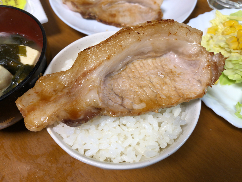 生姜焼きご飯２０２１/２/８