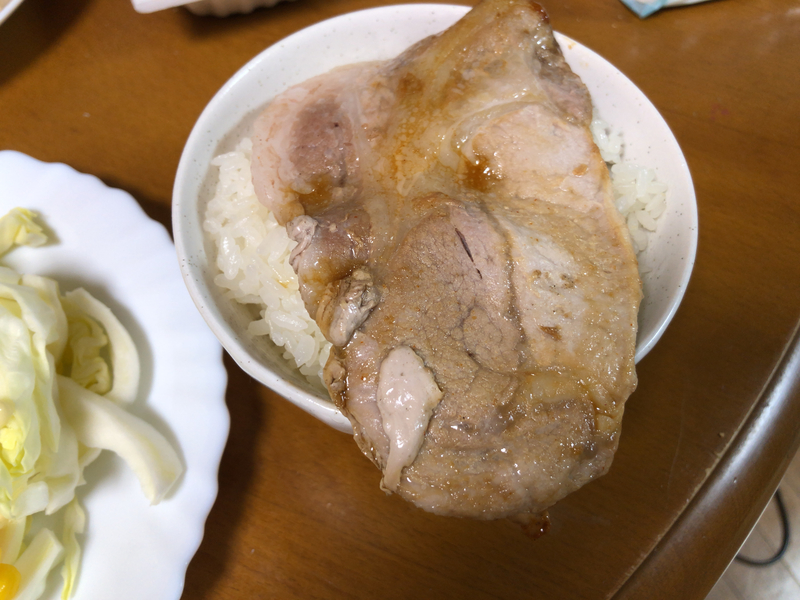 生姜焼きご飯2021/3/26