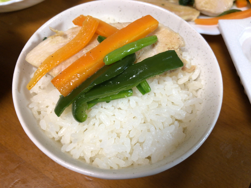 肉野菜炒めご飯２０２１/５/８