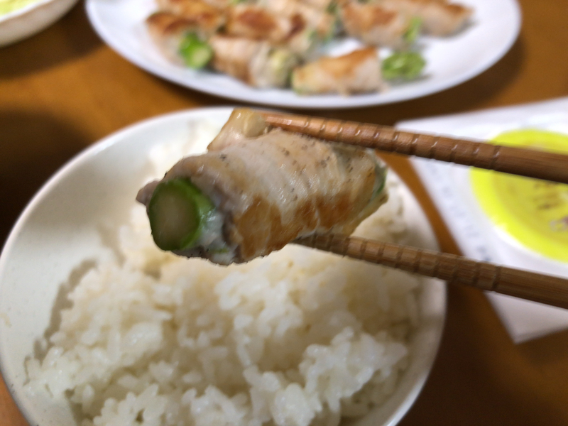 アスパラ巻き２０２１/６/３０