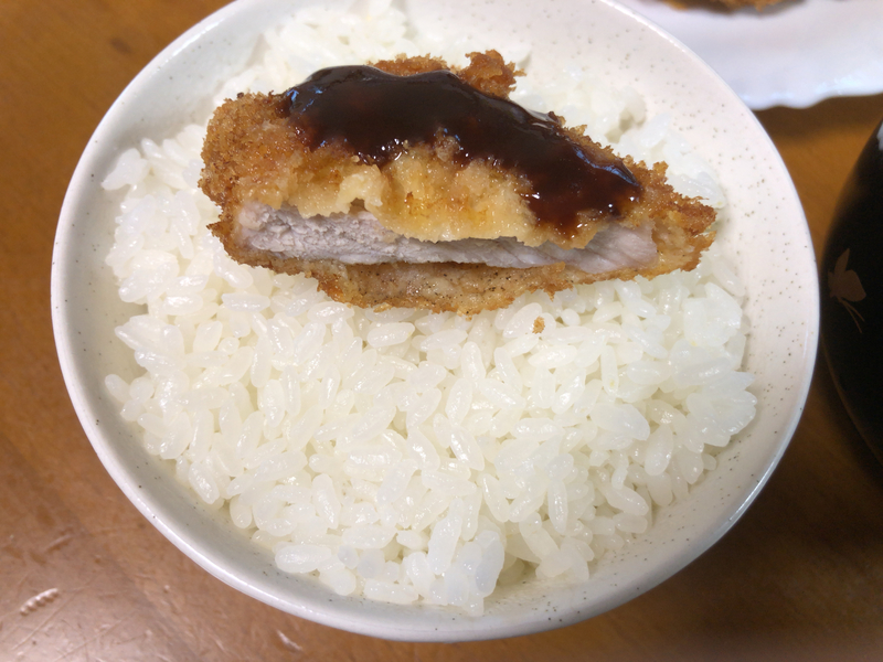 とんかつご飯2021/7/30