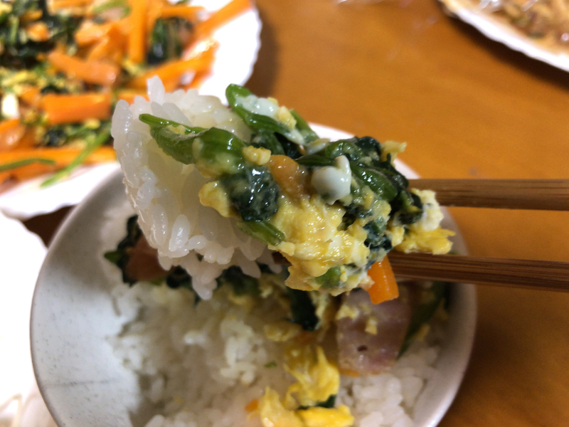 野菜炒め箸２０２１/９/８
