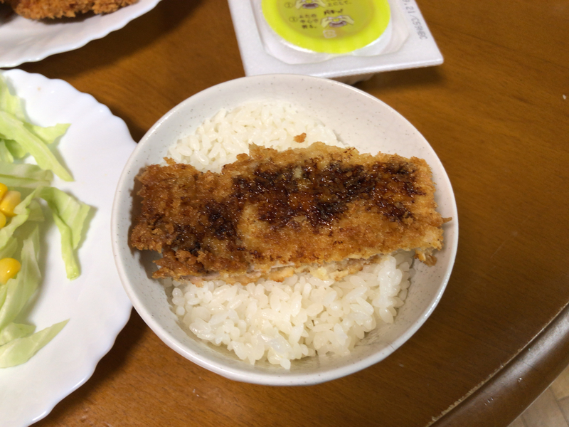 とんかつご飯２０２１/９/１４