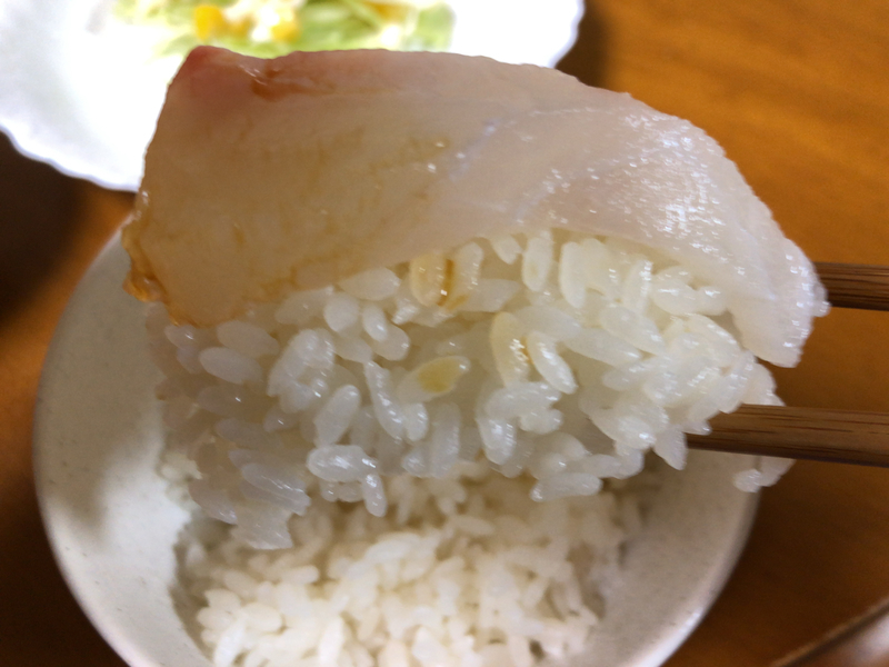 真ダイ刺身箸2021/9/20