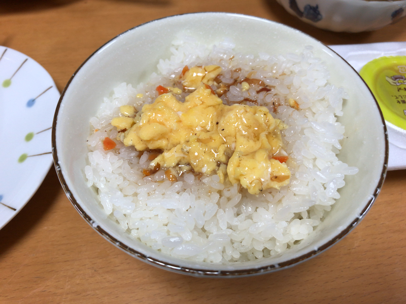 あんかけ卵ご飯2021/10/18