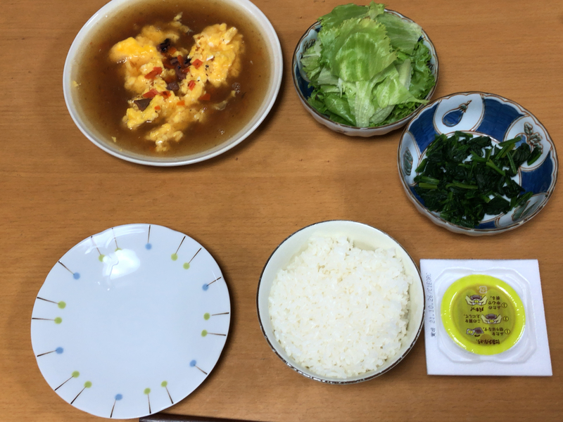 夕食一覧2021/10/18