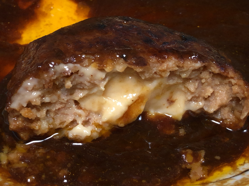 チーズハンバーグ中身２０２１/１０/２２