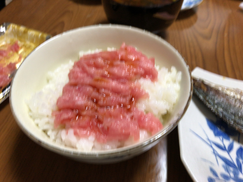 マグロたたきご飯2022/04/01