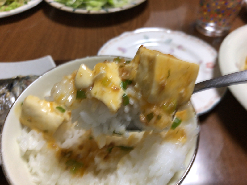 麻婆豆腐掬う２０２２/０５/１０