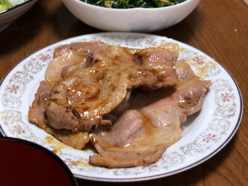 生姜焼き２０２２/０５/２５